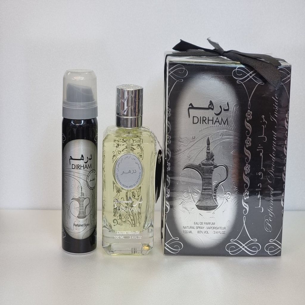 خرید اینترنتی ادکلن درهم ارض الزعفران اصل با اسپری رایگان