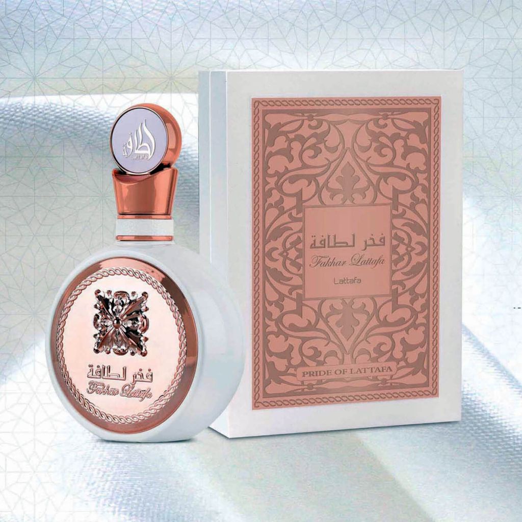 خرید آنلاین عطر ادکلن زنانه لطافه پراید فخر رز گلد (Lattafa Pride Fakhar Rose Gold) - بوی خاص و گلی و میوه ای - کیفیت بسیار بالا
