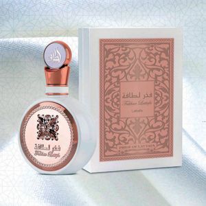 عطر ادکلن زنانه لطافه پراید فخر رز گلد (Lattafa Pride Fakhar Rose Gold) - بوی خاص و گلی و میوه ای - کیفیت بسیار بالا