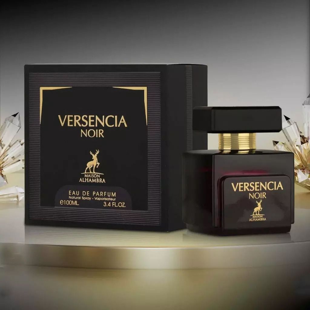 فروش اینترنتی عطر ادکلن زنانه ورساچه کریستال نویر الحمبرا (Alhambra Versace Crystal Noir) - ماندگاری و پخش بو عالی