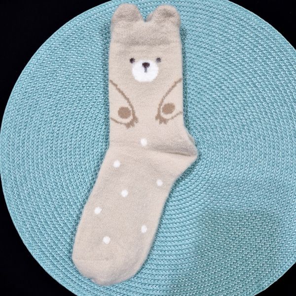 جوراب ساقدار زنانه طرح گربه پشمی کوکوهانا