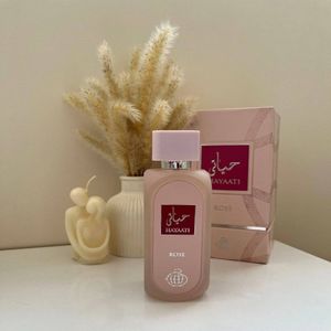 فروش اینترنتی عطر ادکلن زنانه حیاتی رز صورتی فراگرنس ورد Hayaati Rose - جعبه شیک و هارد باکس - کیفیت عالی