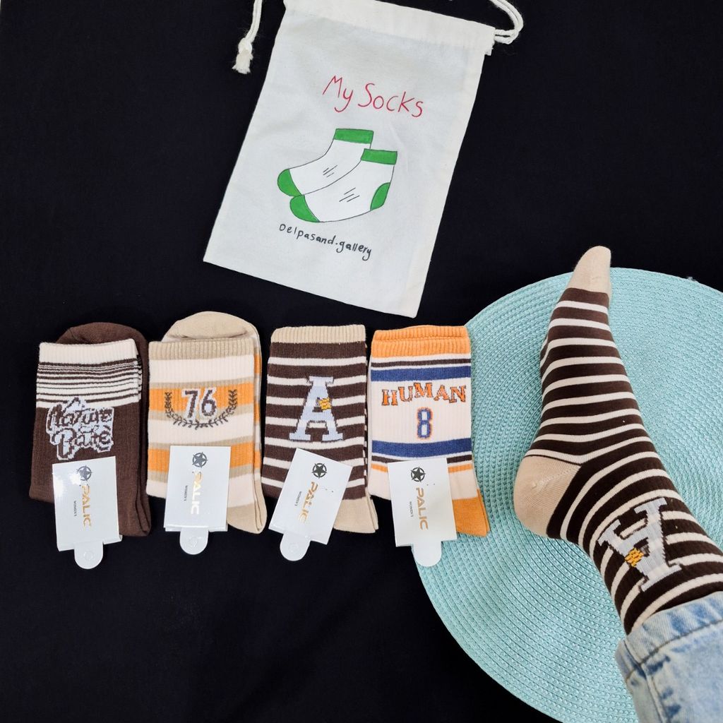 قیمت جوراب ساقدار زنانه طرح کرم قهوه ای