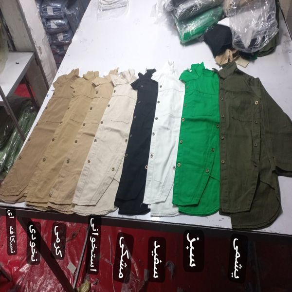 مانتو کوتاه بغل دکمه