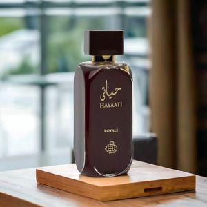 خرید اینترنتی عطر ادکلن جدید زنانه فراگرنس ورد حیاتی رویال (Fragrance World Hayaati Royale) - ماندگاری و پخش بو عالی - تعداد محدود