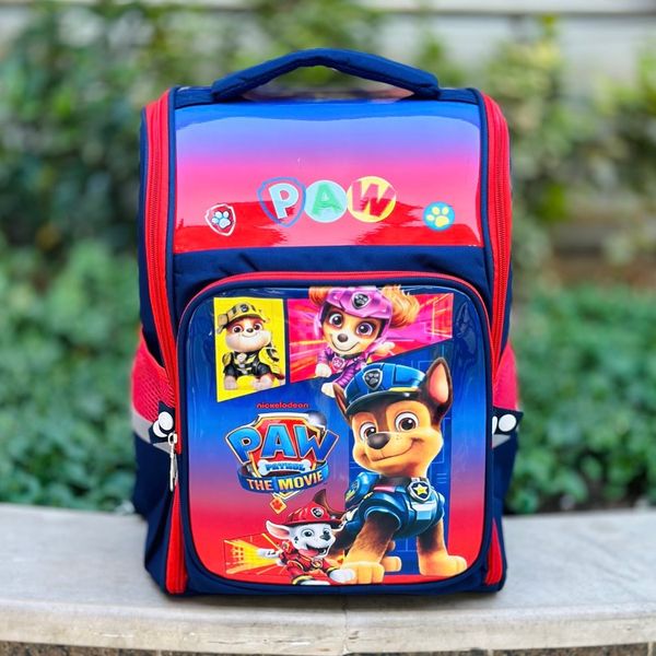 کوله پشتی بچگانه صندوقی طرح ورنی کد 070201