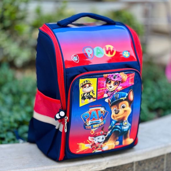 کوله پشتی بچگانه صندوقی طرح ورنی کد 070201