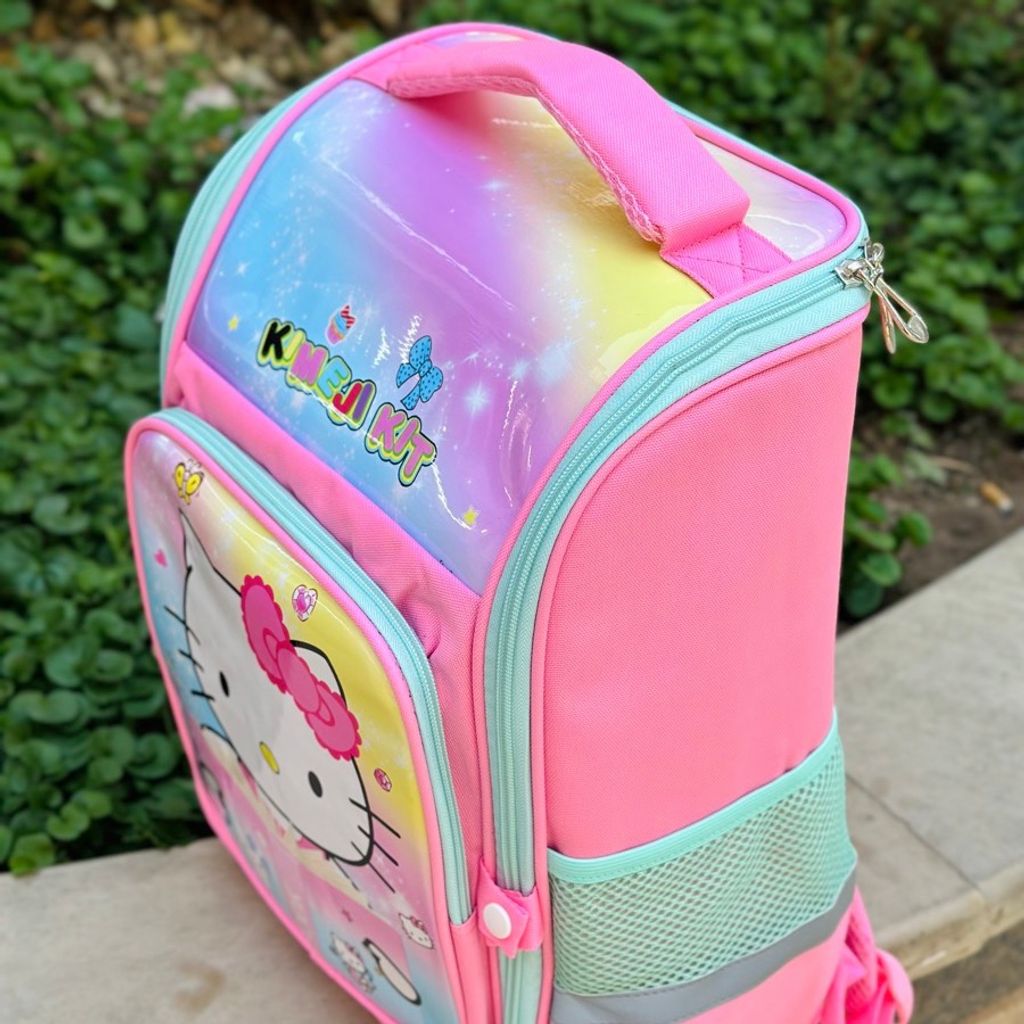 خرید اینترنتی قیمت کوله پشتی بچگانه صندوقی طرح ورنی کد 070201