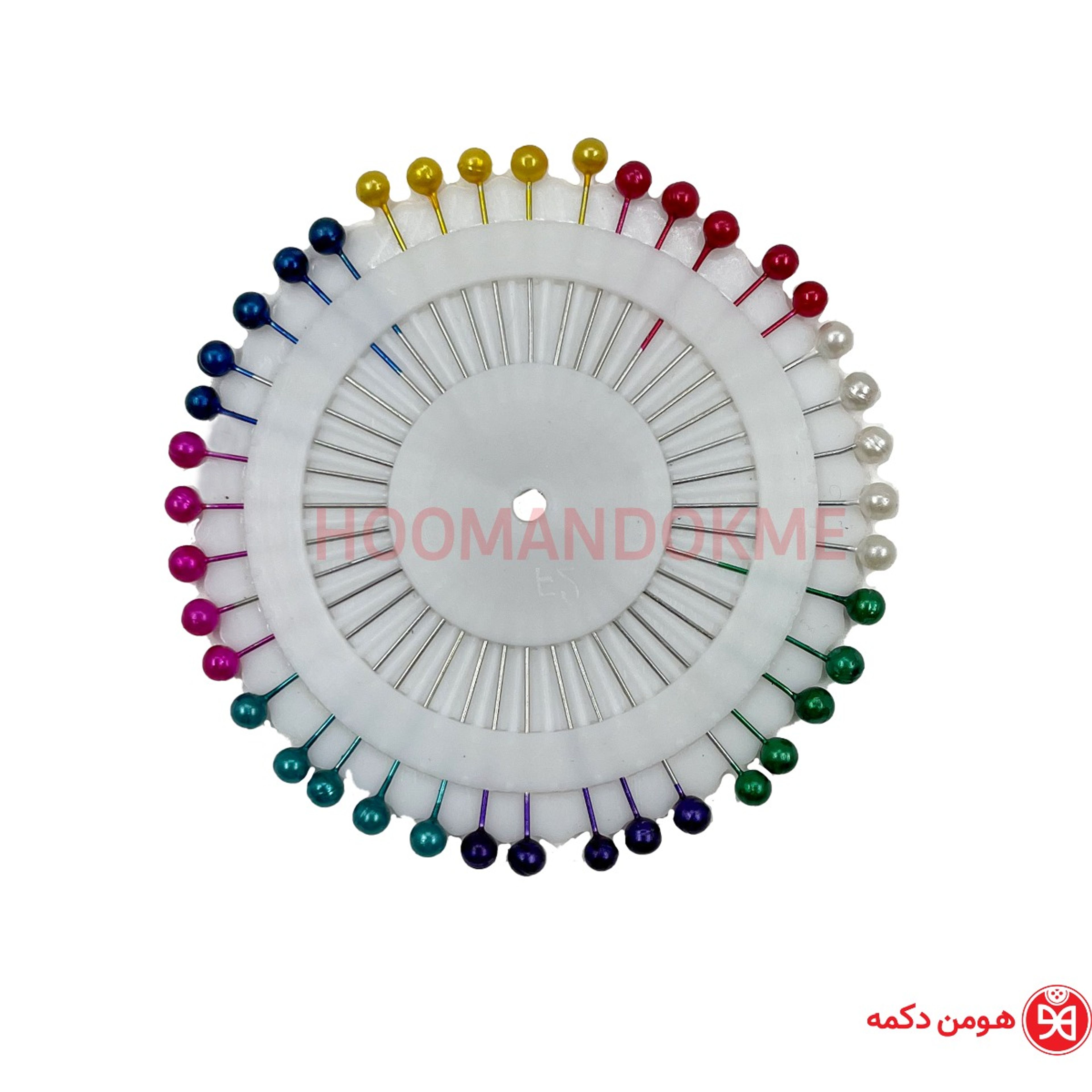 خرید آنلاین سوزن ته گرد مرواریدی رنگی