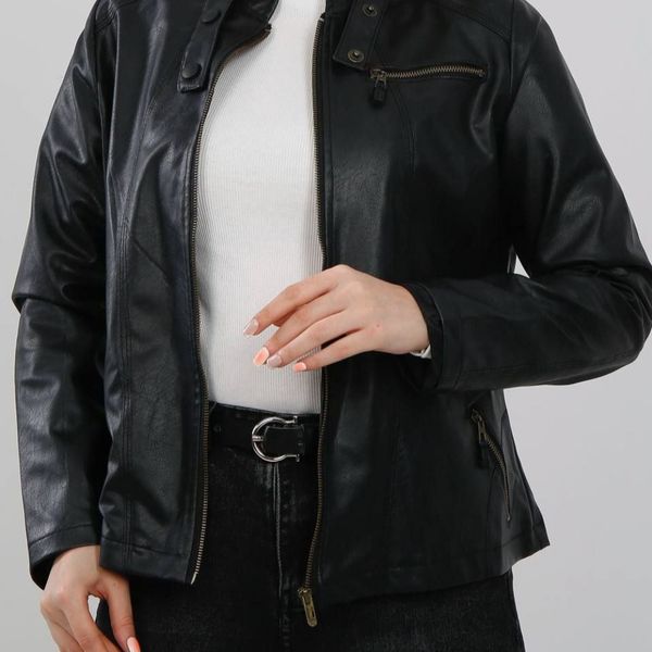 کت چرم چکامه