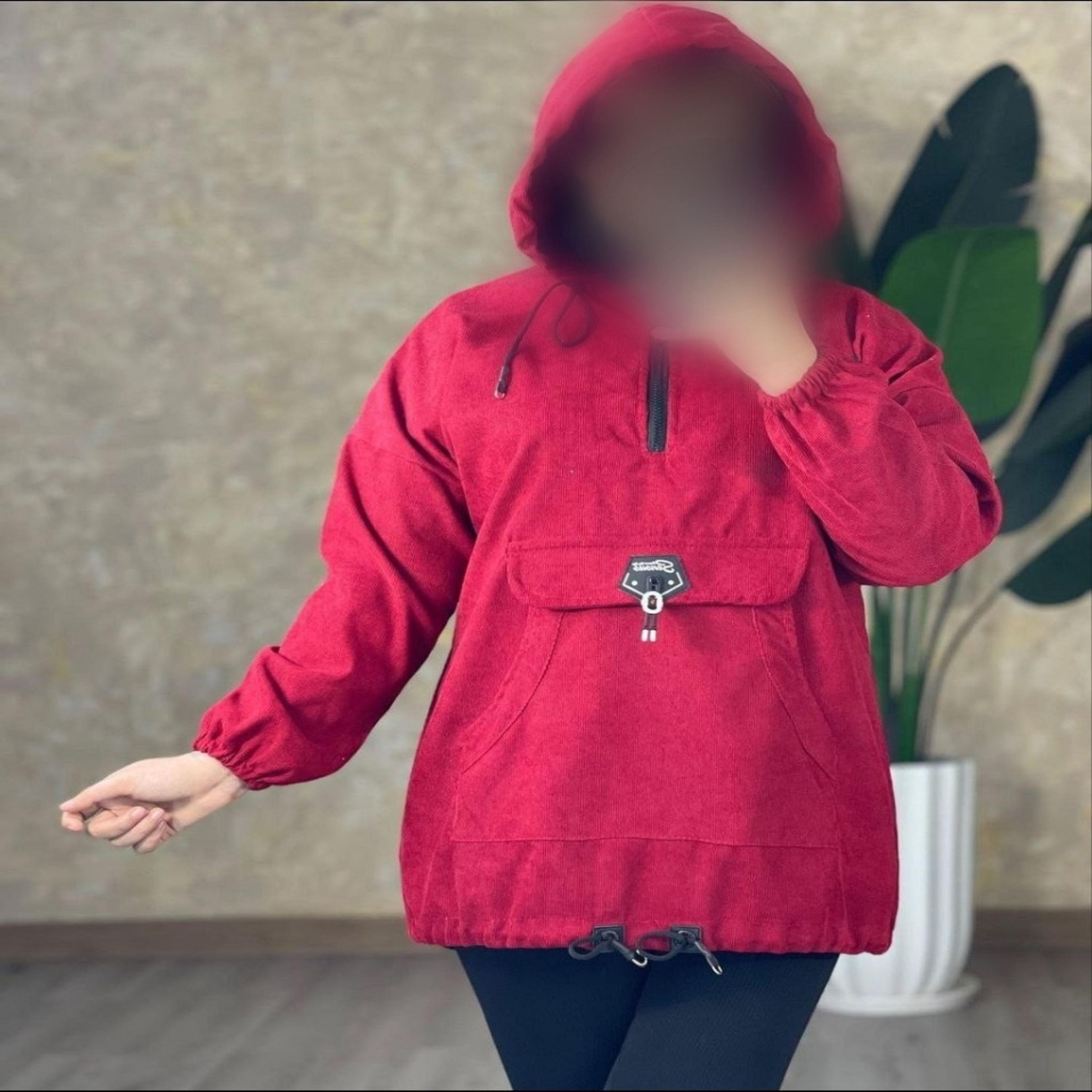 خرید آنلاین هودی کلاهدار کبریتی