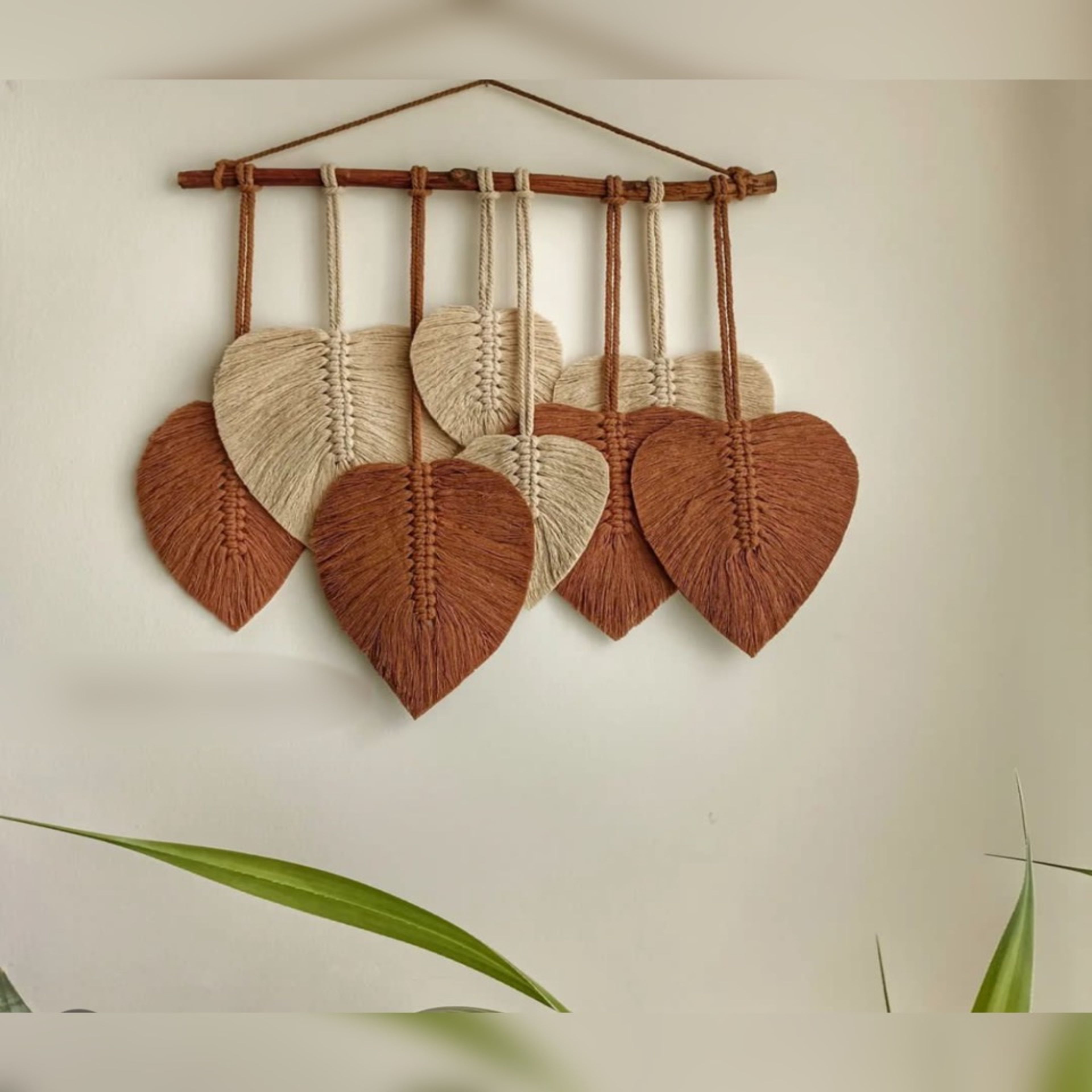 خرید آنلاین دیوار کوب مکرومه بافی مدل پاییزان