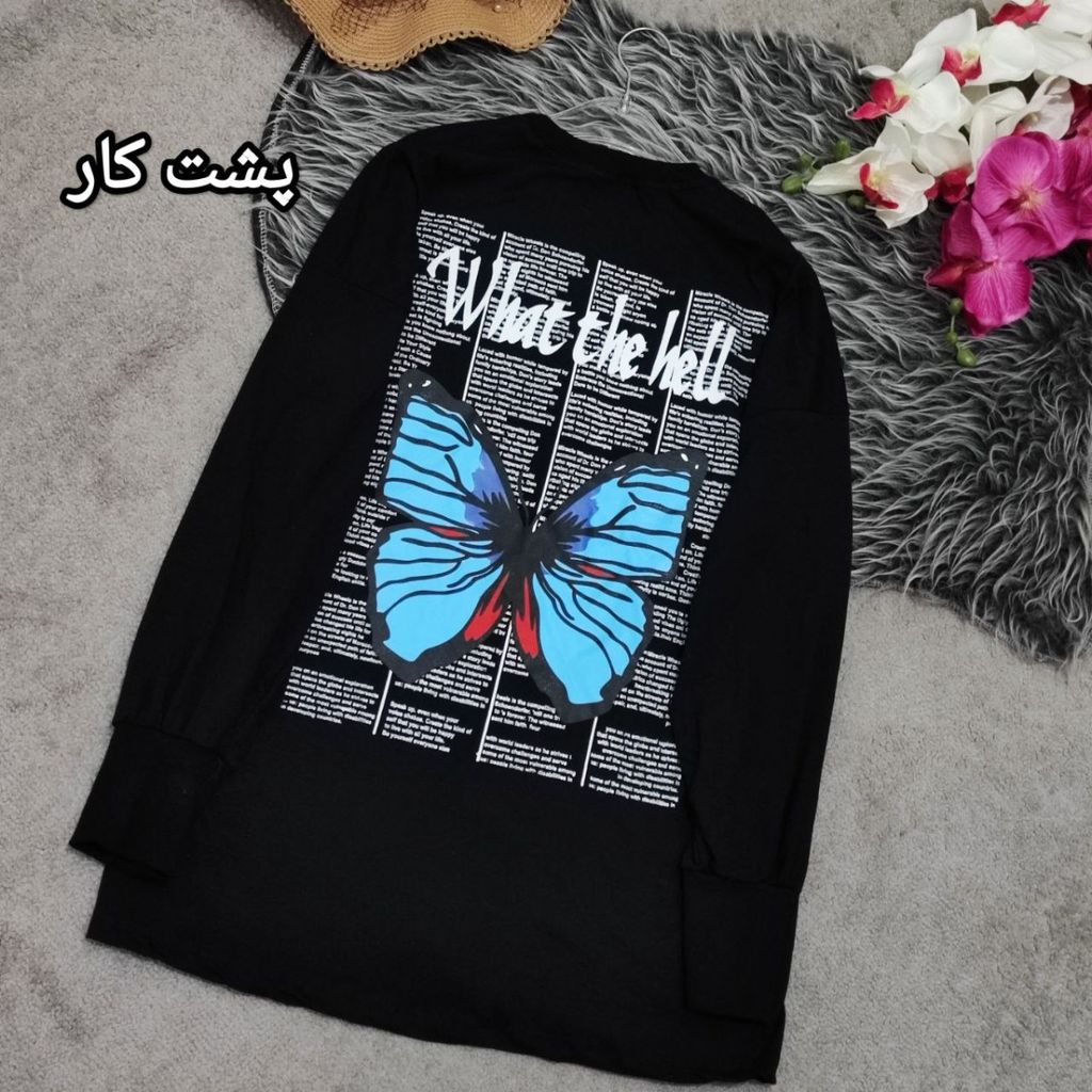 خرید اینترنتی بلوز لش فینگردار(روزنامه ایی)