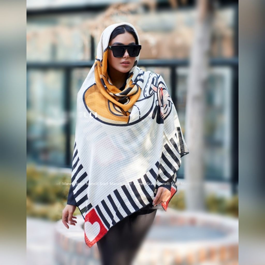 خرید اینترنتی روسری پاییزه طرح تدی