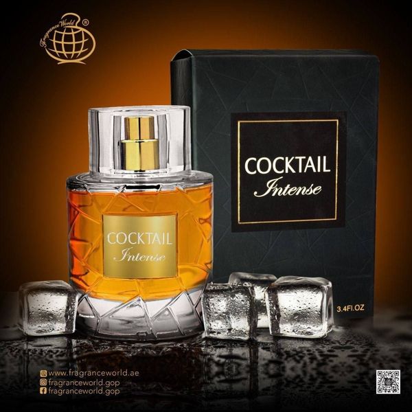 ادکلن کوکتل اینتنس فرگرانس COCKTAIL INTENSE FRAGRANCE WORLD  با رایحه بای کیلیان آنجلز شیر