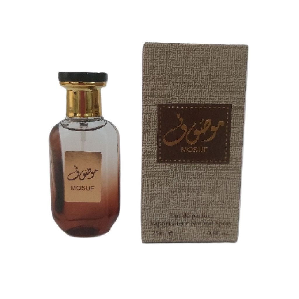 فروش اینترنتی ادو پرفیوم زنانه مردانه مدل موصوف عربی قهوه ایی حجم 25 میل
