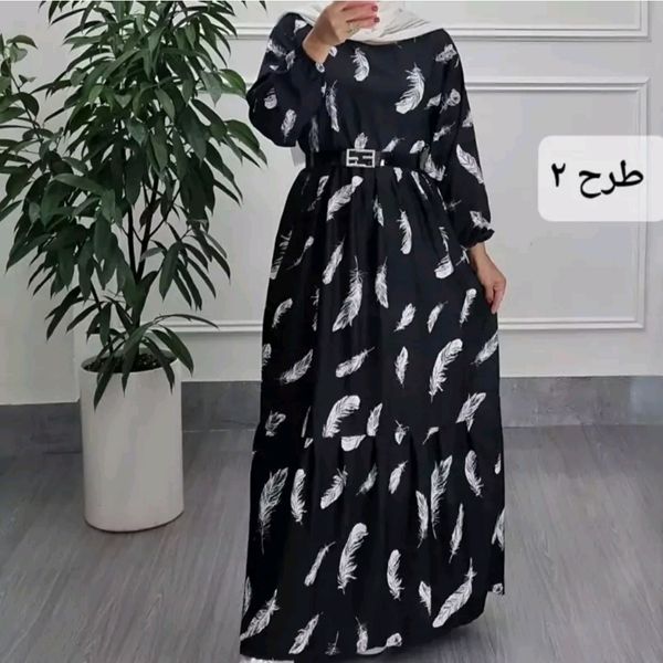 مانتو زنانه مانتو پیراهنی جنس فلور نخ ترک