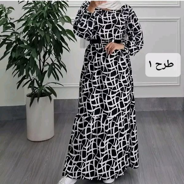مانتو زنانه مانتو پیراهنی جنس فلور نخ ترک