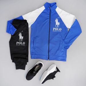 ست سوییشرت شلوار POLO مردانه آبی تیره مدل Zarya