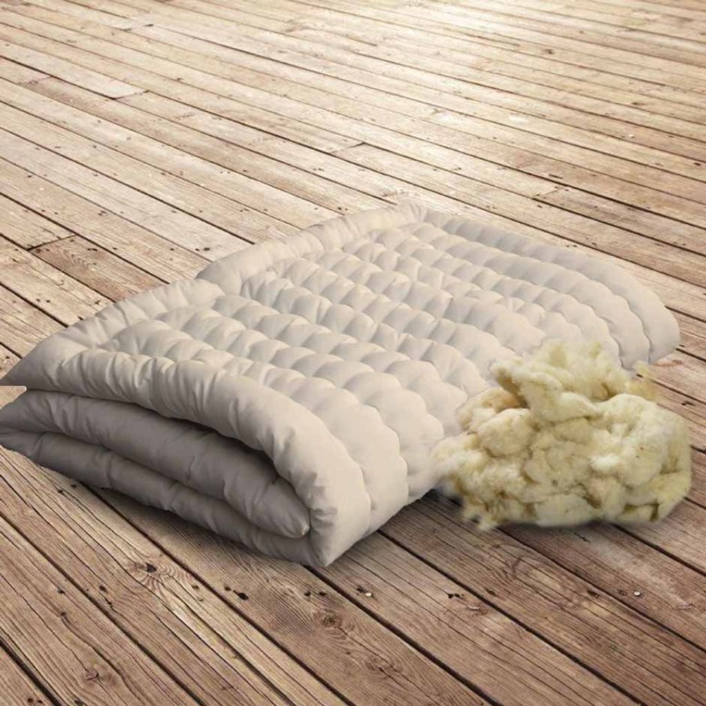 قیمت ارزان تشک نهلی پشم مرینوس 1نفره