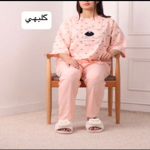 فروش اینترنتی ست تیشرت و شلوار زنانه مدل لش پنبه کارن بسیار با کیفیت