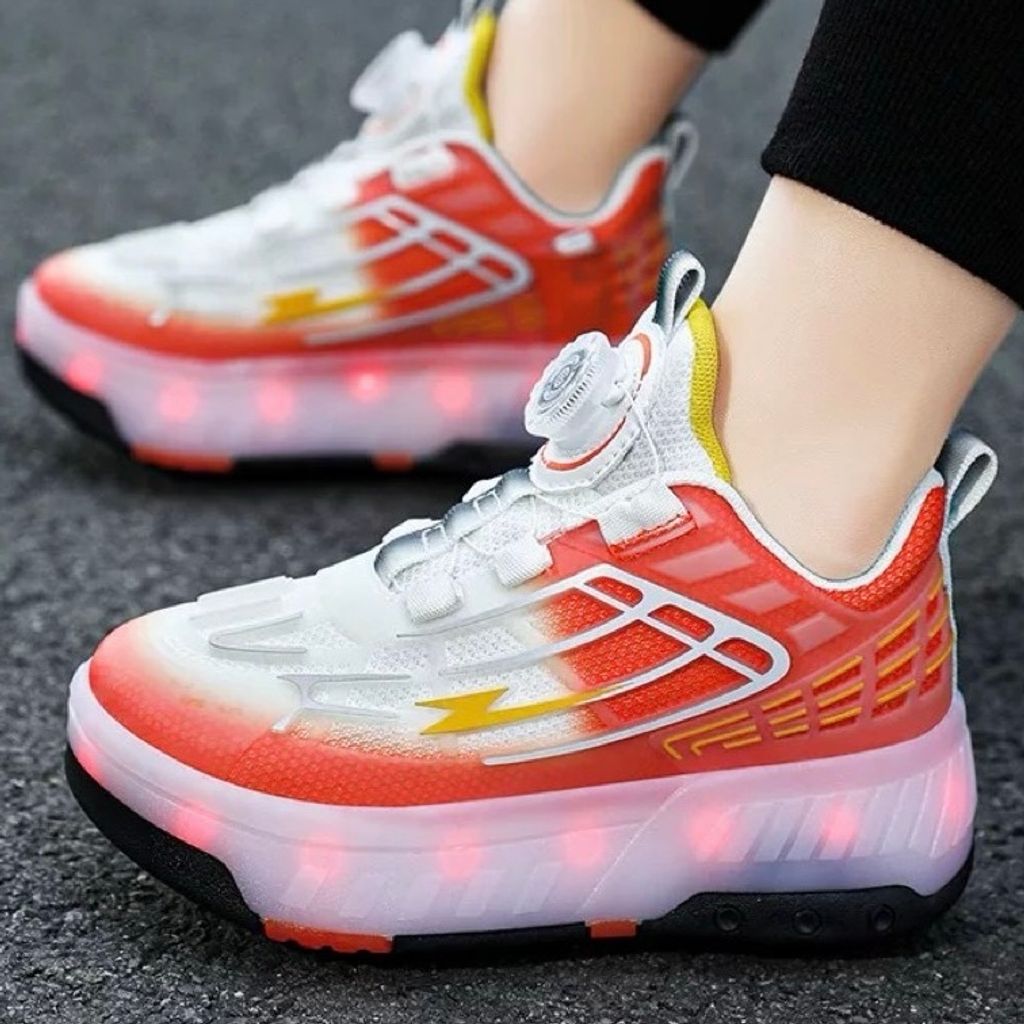 خرید اینترنتی قیمت کتونی اسکیتی چراغدار برند BKG کد 072103