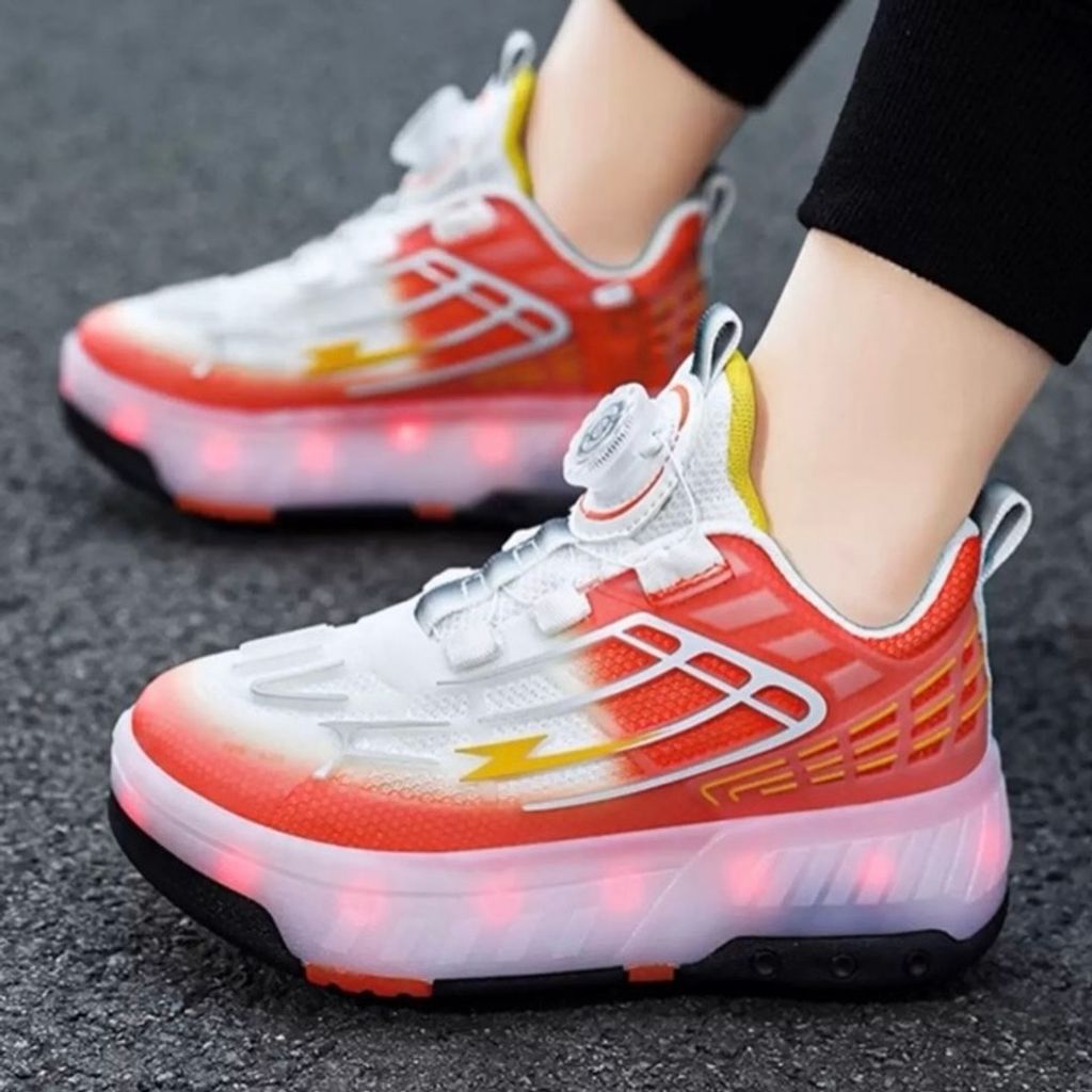 خرید اینترنتی قیمت کتونی اسکیتی چراغدار برند BKG کد 072103