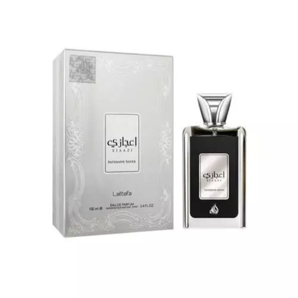 خرید اینترنتی ادو پرفیوم مردانه لطافه مدل اعجازی نقره ایی حجم 100 میل