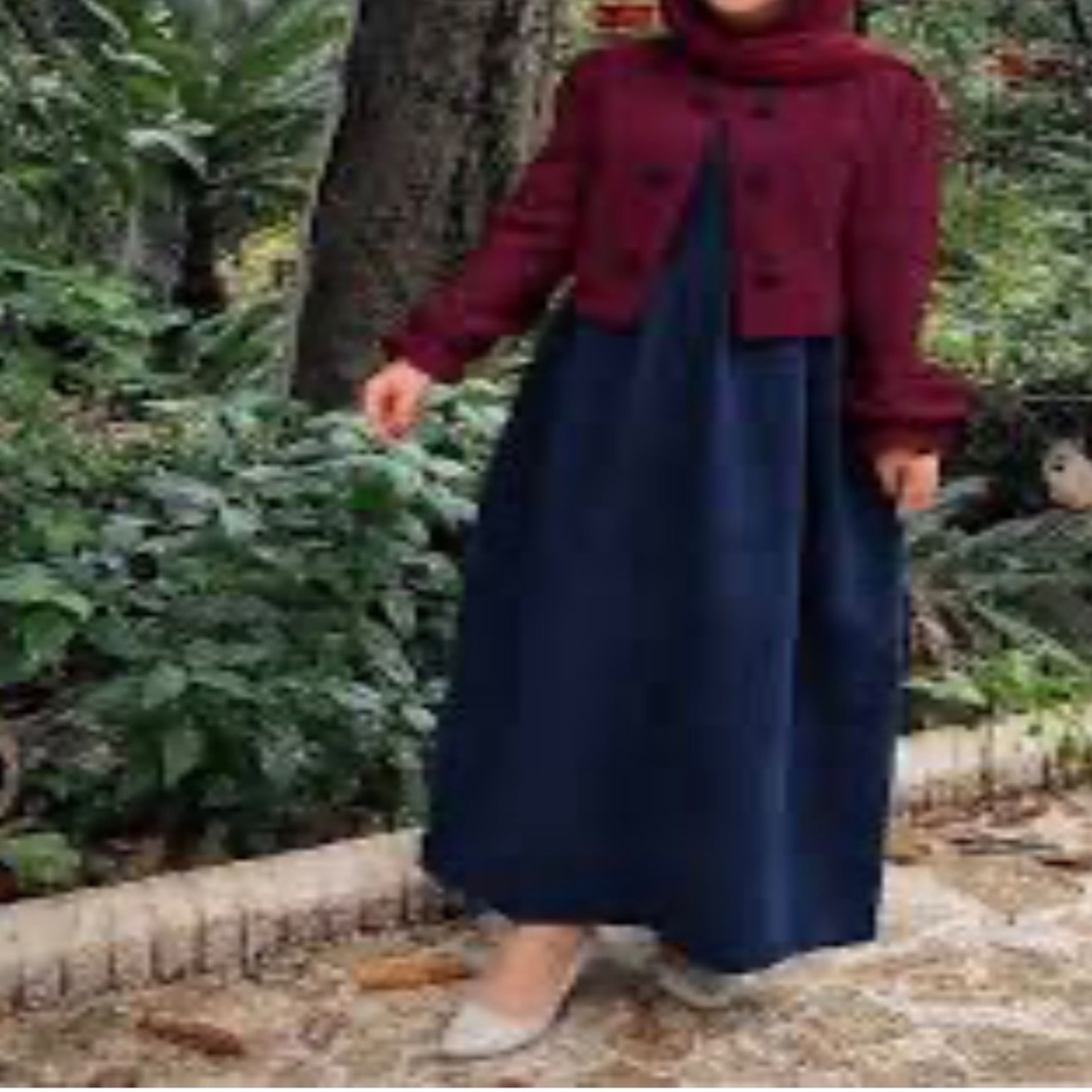خرید آنلاین ست کت و‌سارافون مخمل کبریتی