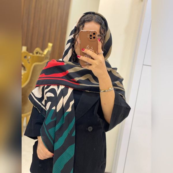 روسری نخ پاییزه زمستانه کد 3397