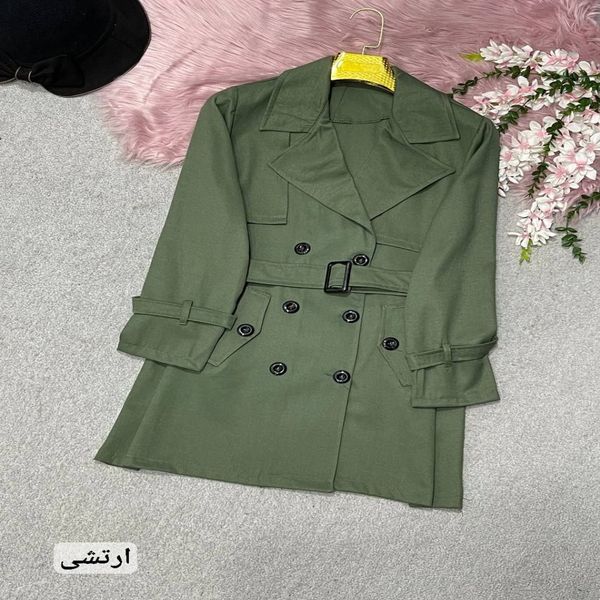 مانتو دانشجویی ترنچ اسپرت نفس