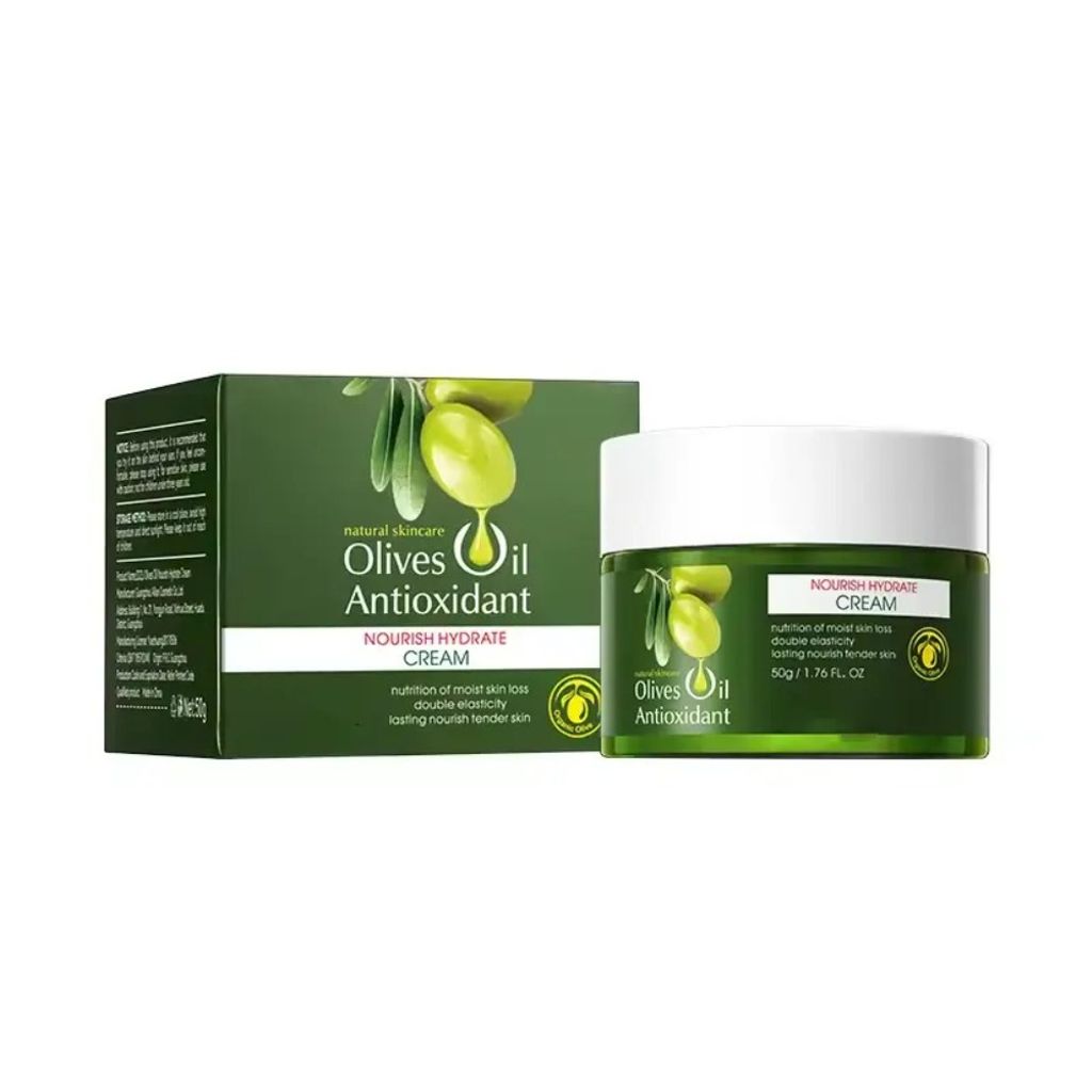 فروش اینترنتی کرم آبرسان و ترمیم کننده صورت روغن زیتون و آنتی اکسیدان زوزو وزن 50 گرم ZOZU