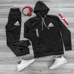 خرید اینترنتی ست هودی شلوار Adidas مردانه مدل Viton