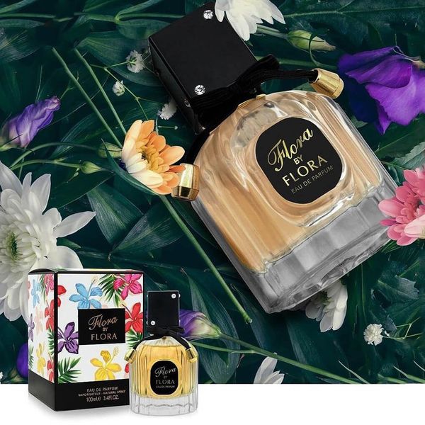 عطر ادکلن زنانه گوچی فلورا فراگرنس ورد (Fragrance World Gucci Flora by Gucci) - عطری با بوی یک باغ گل - بسیار پرفروش - تعداد محدود