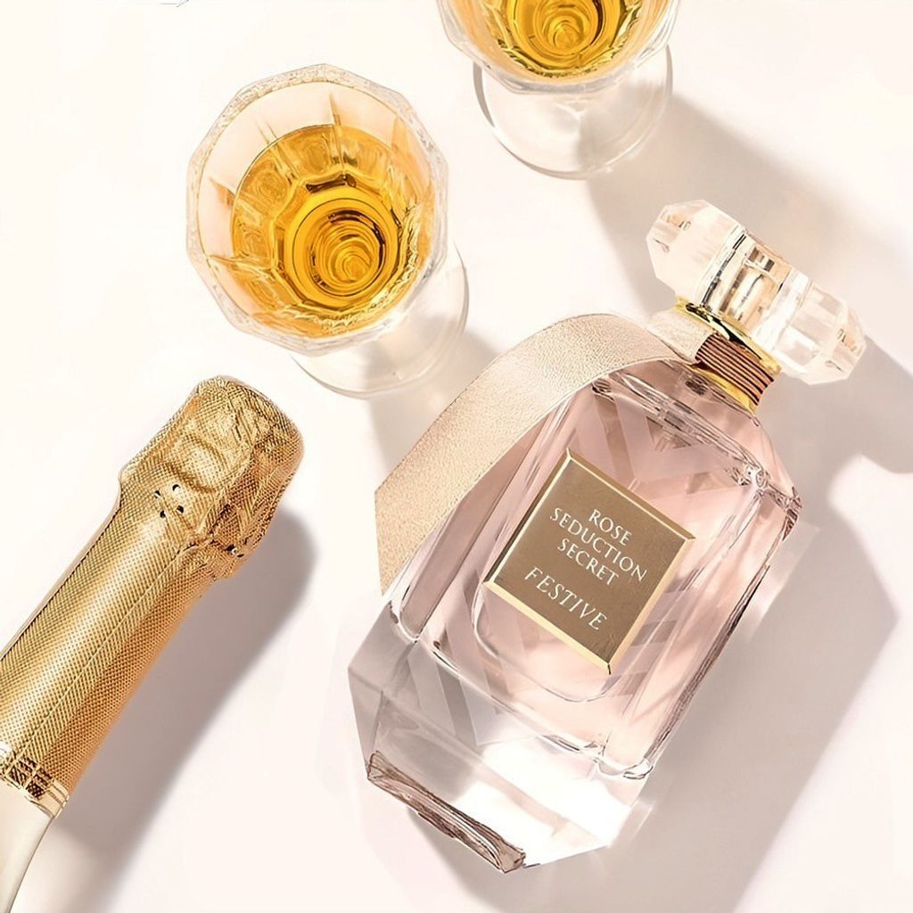 فروش اینترنتی عطر ادکلن زنانه ویکتوریا سکرت بامب شل سلبریشن فراگرنس ورد ( fragrance world rose seduction secret Festive ) - برای اولین بار در ایران  - کیفیت عالی