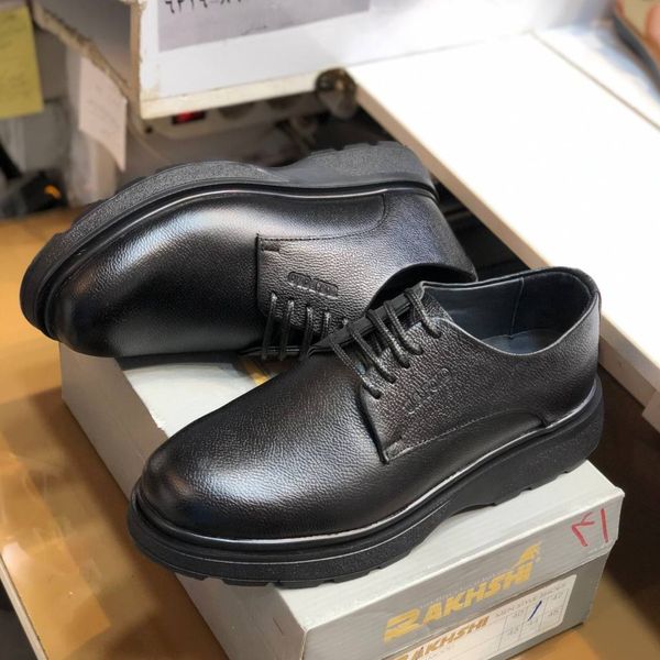 کفش چرم مردانه لژدار طرح us polo