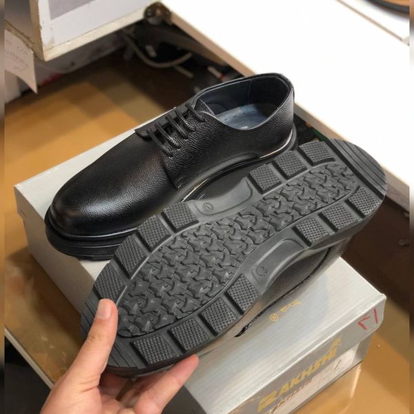 کفش چرم مردانه لژدار طرح us polo