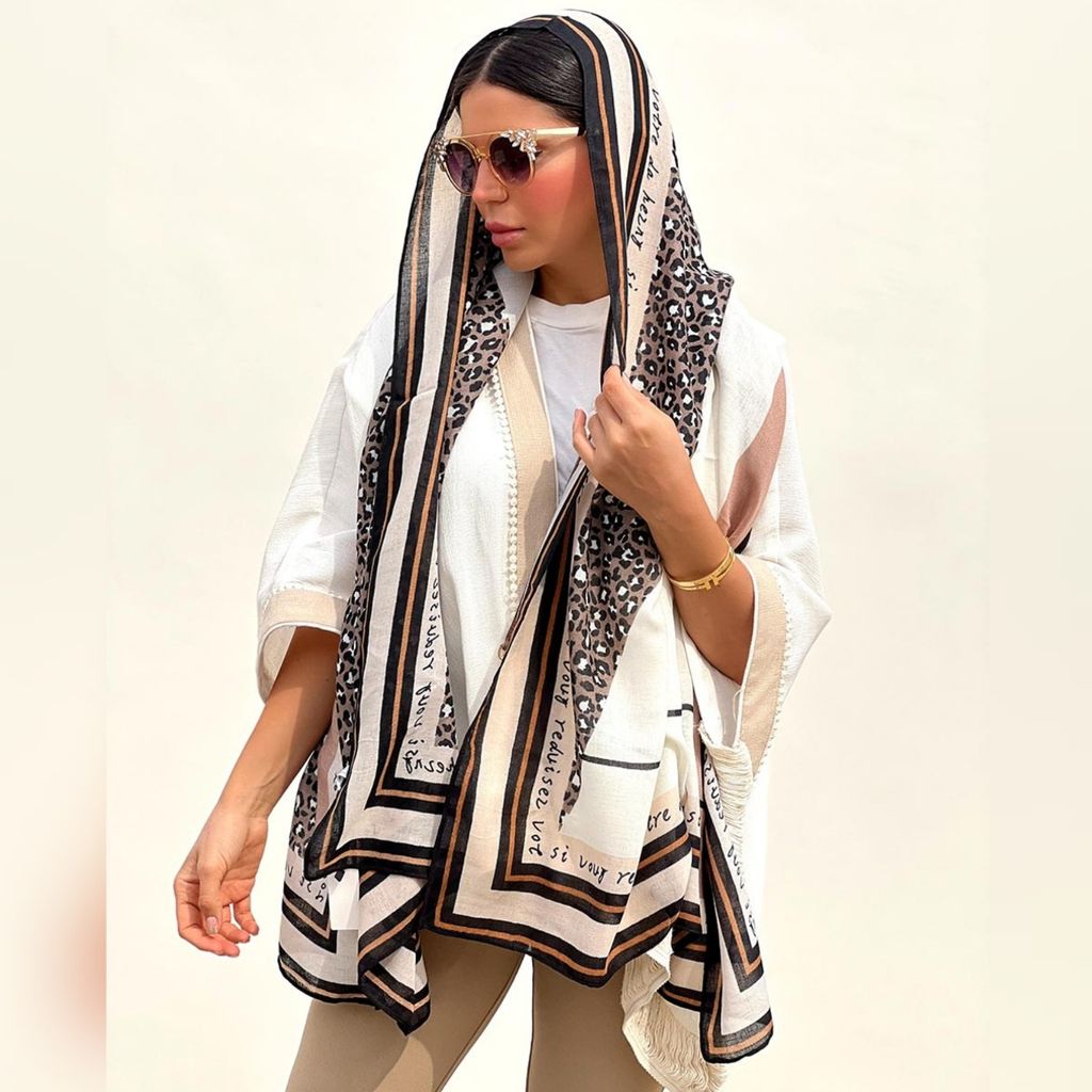 خرید آنلاین شال پاییزه پارچه وارداتی چهارفصل
