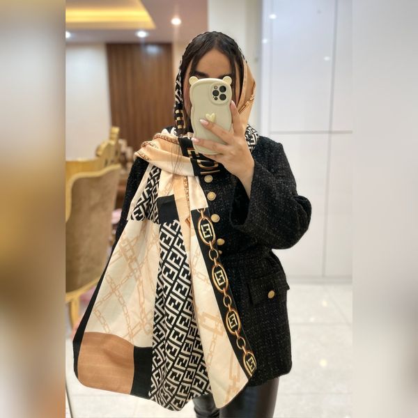 شال موهر طرح فندی