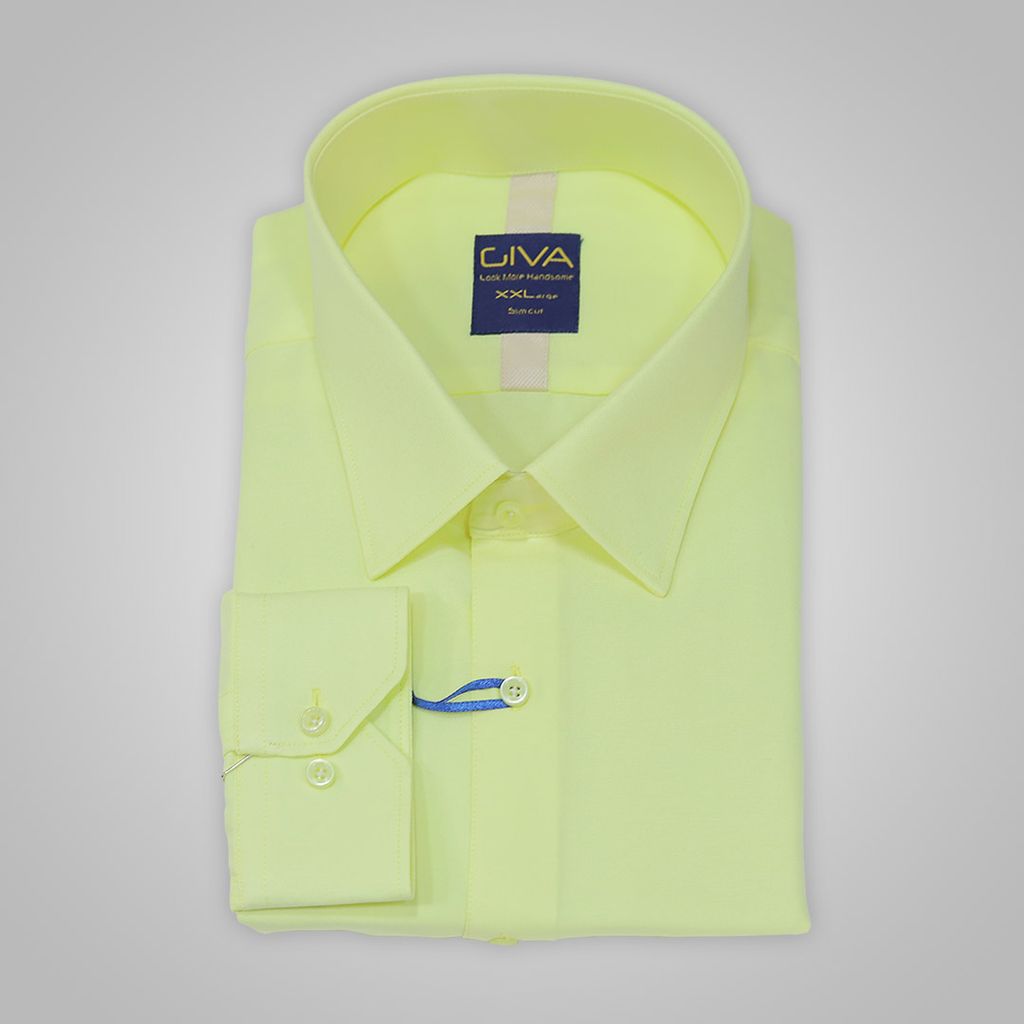 فروش اینترنتی پیراهن مردانه رنگ زرد کد 5221