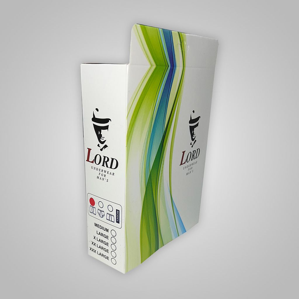 خرید آنلاین شورت مردانه پادار LORD سفید بسته 2 عددی کد 8103