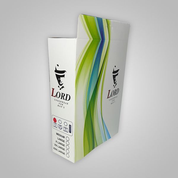 شورت مردانه پادار LORD سفید بسته 2 عددی کد 8103