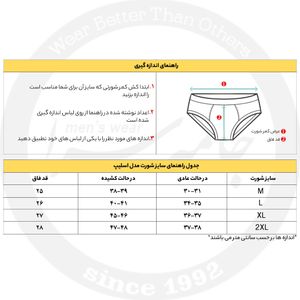 فروش اینترنتی شورت مردانه اسلیپ LORD رنگی بسته 3 عددی کد 8104