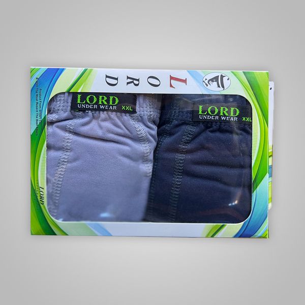 شورت مردانه پادار LORD رنگی بسته 2 عددی کد 8108