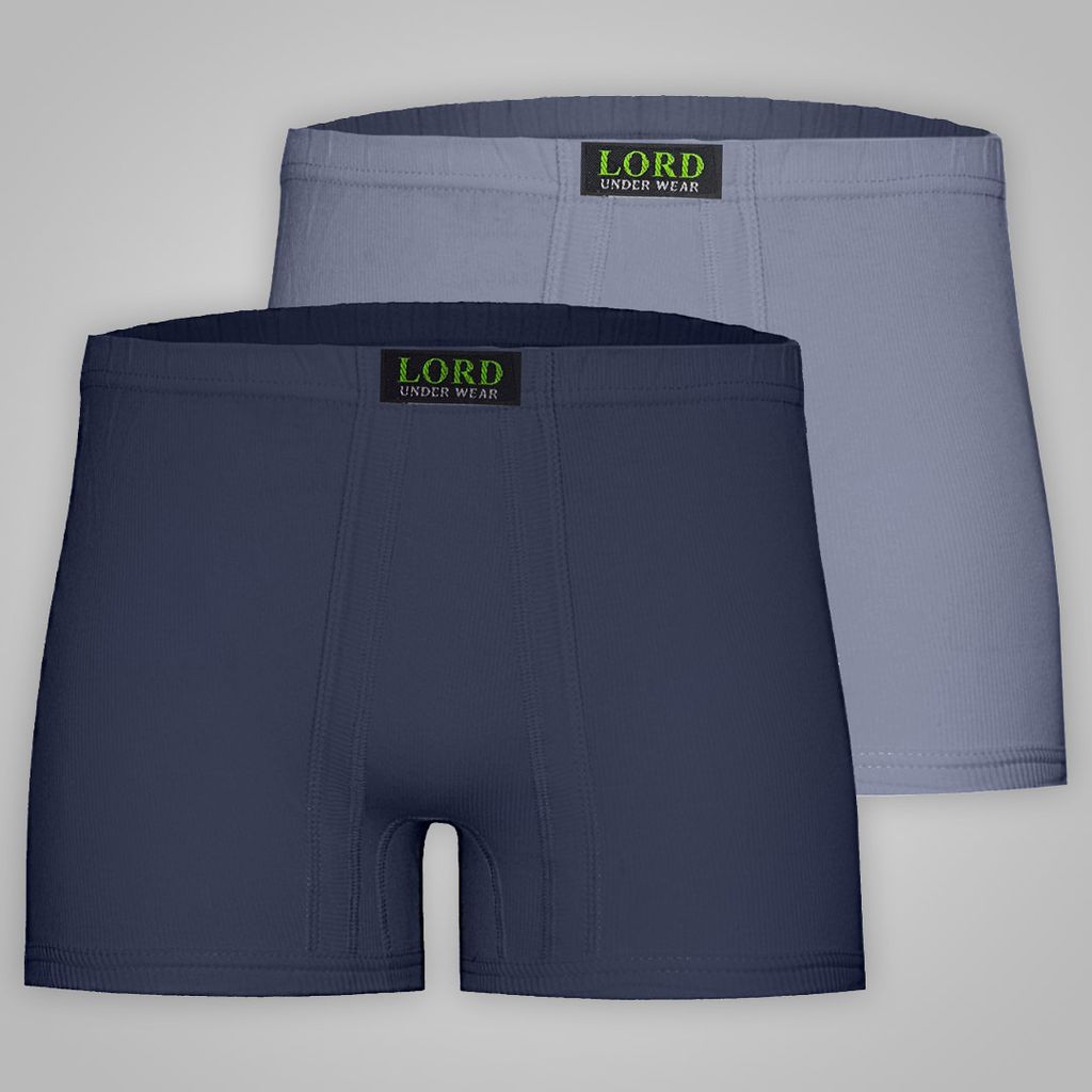 خرید اینترنتی شورت مردانه پادار LORD رنگی بسته 2 عددی کد 8108