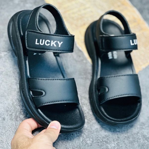 صندل بچگانه اسپرت طرح چرمی ساده  LuckyKids کد 032404