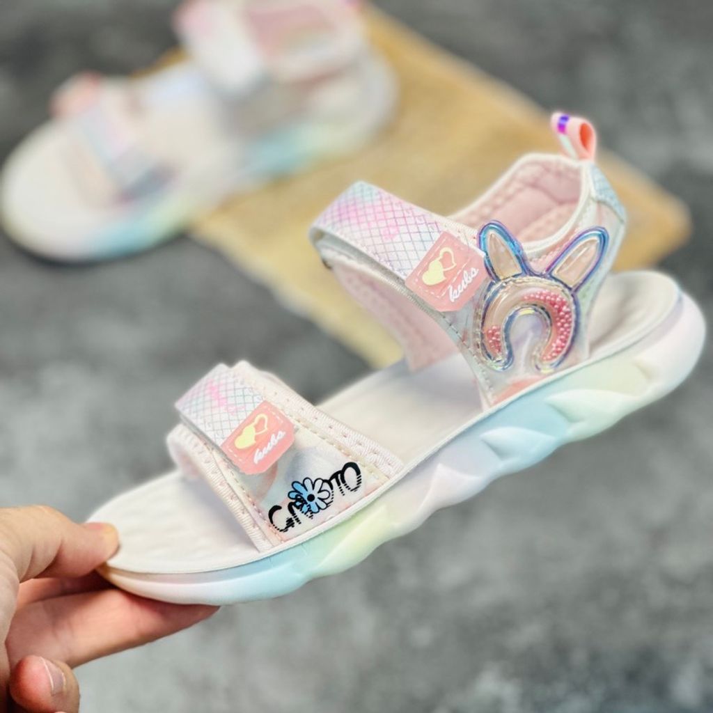 خرید اینترنتی قیمت صندل دخترانه بچگانه طرح بانی برند Kids کد 032902