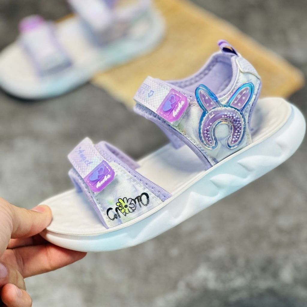 خرید اینترنتی قیمت صندل دخترانه بچگانه طرح بانی برند Kids کد 032902