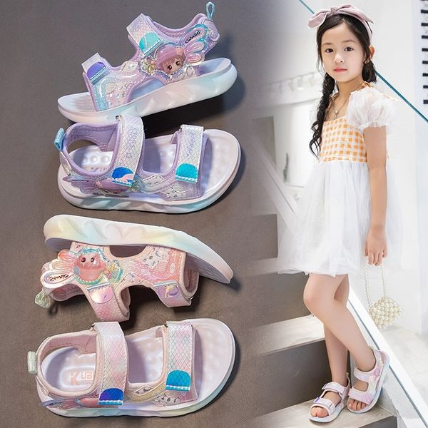 صندل دخترانه بچگانه طرح Girl برند Kids کد 032901