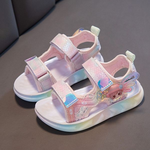 صندل دخترانه بچگانه طرح Girl برند Kids کد 032901